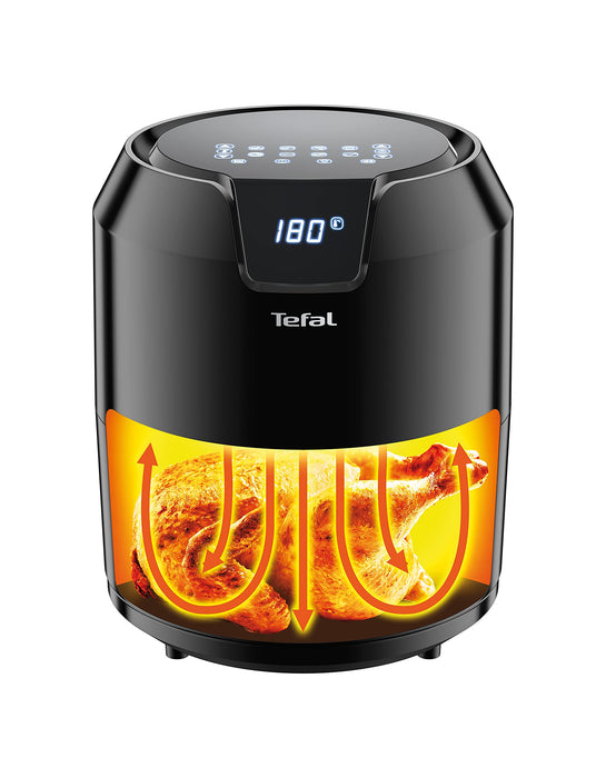 Tefal EY4018 Easy Fry Frytkownica Beztłuszczowa, 1500 W, 4,2 L, Czarny