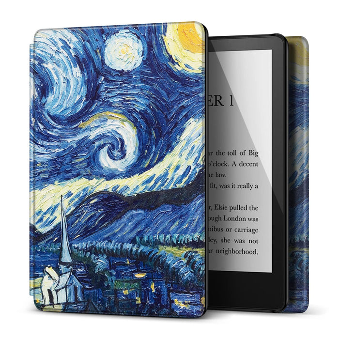 TNP etui ochronne do Kindle Paperwhite 2021 6,8 cala 11 generacji/Kindle Paperwhite 2021 Signature Edition, etui i etui do czytania Kindle Paperwhite, kolor Nocny gwiaździstej