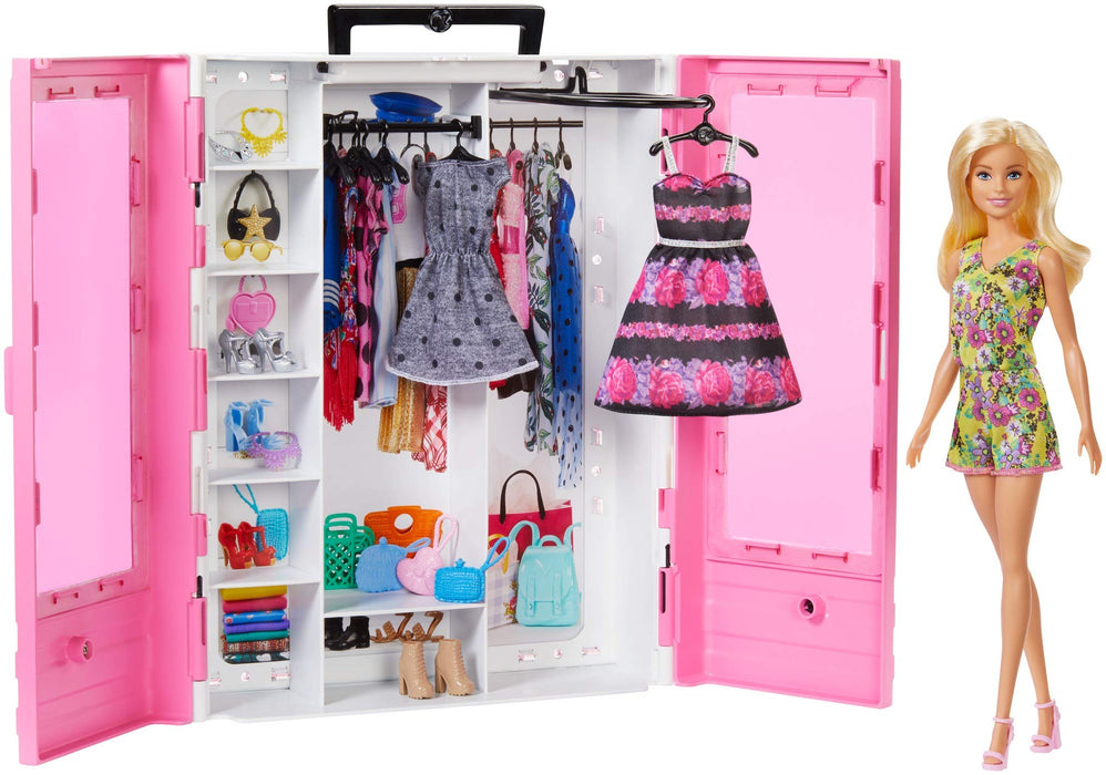 Barbie, Fashionistas Szafa Na Ubranka + Lalka, Ubranka I Akcesoria GBK12