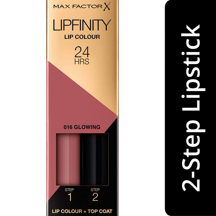 Max Factor Lipfinity Lip Colour 24h dwufazowa szminka o długotrwałym efekcie nr 016 - Glowing