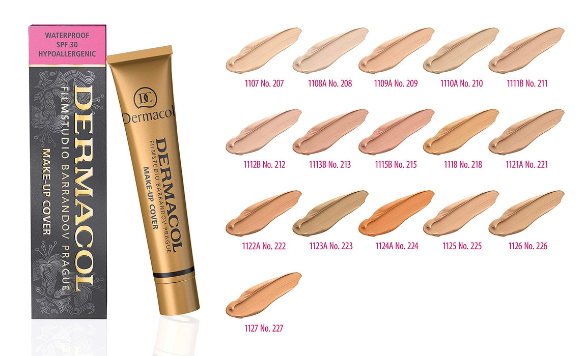 Dermacol Make Up Cover SPF30 Waterproof Hypoallergenic 30g Boxed - 218