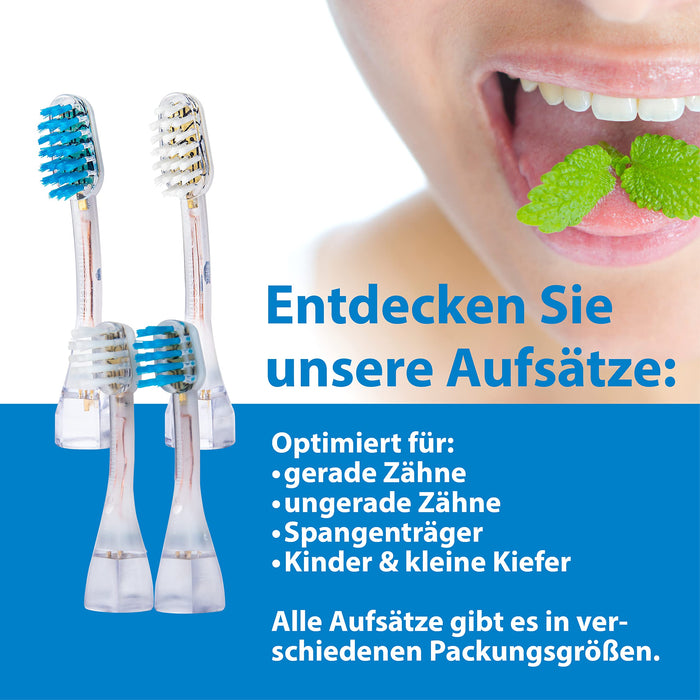 emmi®-dent ultradźwiękowy krem do zębów "Nature" I idealny do wrażliwych zębów i dziąseł, nie zawiera fluorku, mikroplastiku i nanomateriał, wegański i bezglutenowy, 5 x 75 ml