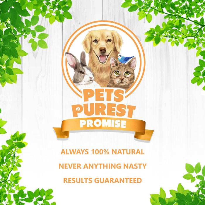 Pets Purest 100% naturalny środek uspokajający dla psów, kotów, koni ptaków, zwierząt domowych. Unikać lęku i stresu w domu, w przypadku agresji, głośnych dźwięków - uspokajający dla kotów