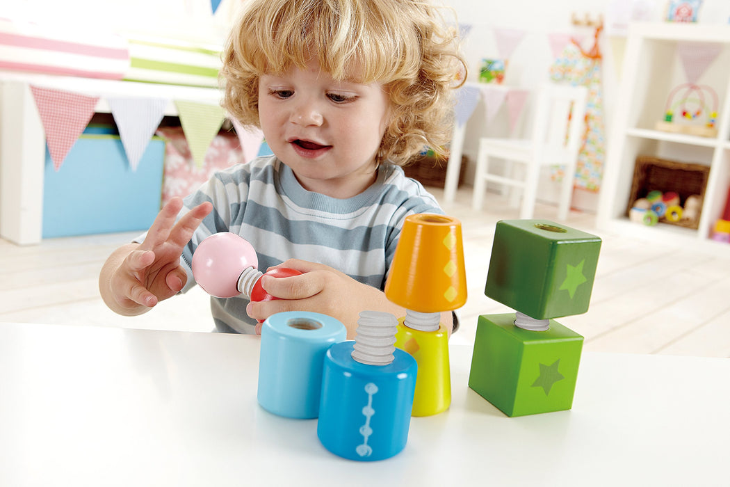 Hape E0416,Pl, Zakręcone Klocki E0416