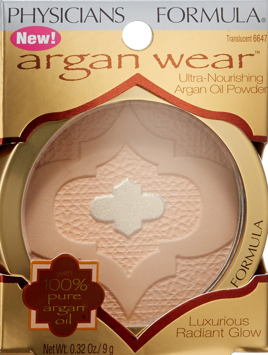 Physicians Formula Argan Wear™ Ultra-Nourishing Argan Oil Face Powder, przezroczysty, 1 szt