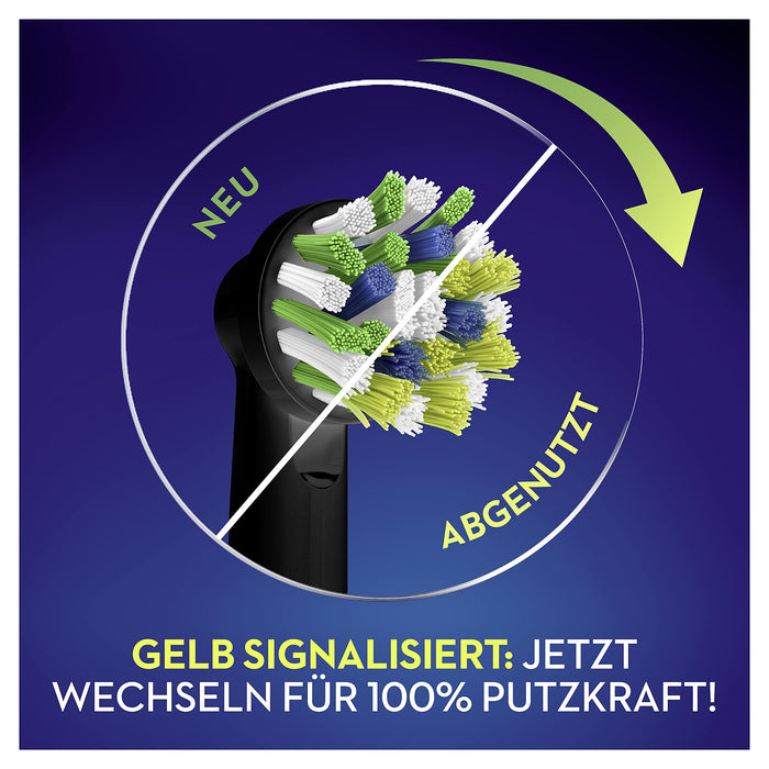 Oral-B CrossAction CleanMaximiser Końcówki do Szczoteczki , Czarny, 6 Sztuk,