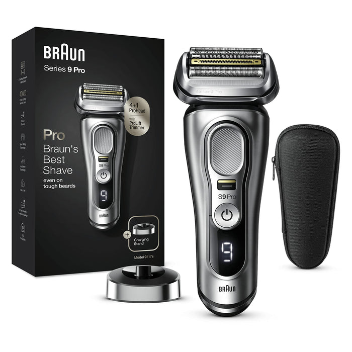 Braun Series 9 Pro Premium Golarka Elektryczna, Srebrny/Czarny