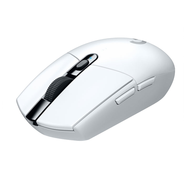 Logitech G305 Lightspeed Wireless Gaming Mouse, Technologia Łączności Bezprzewodowej Lightspeed Nowej Generacji Teraz Dostępna Dla Wszystkich Graczy, Pc/Mac/Chromebook - Biały ,910-005291