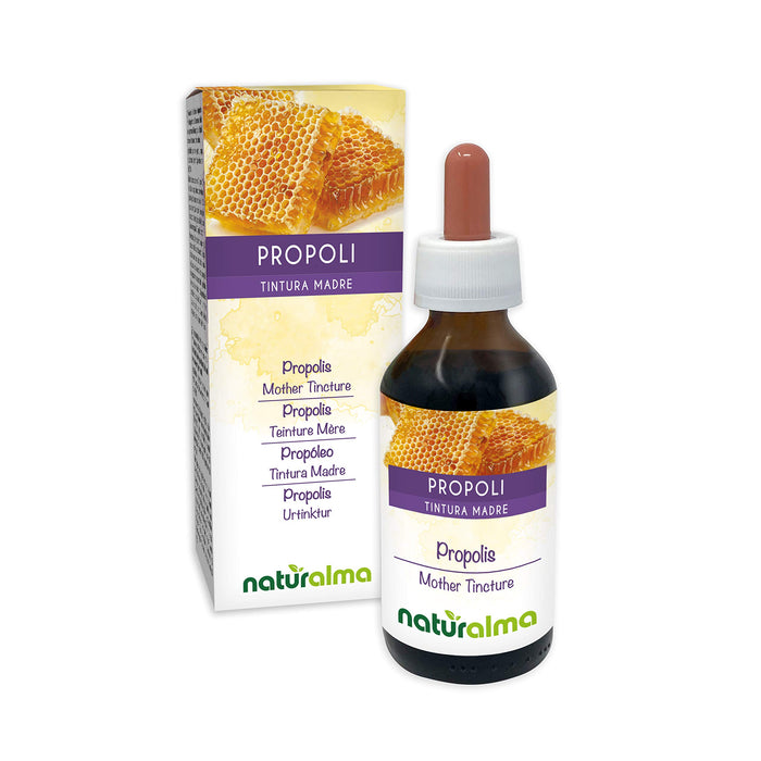 Żywica propolis (propolis) bez alkoholu matka nalewka naturalma | płynny ekstrakt krople 100 ml | suplement diety