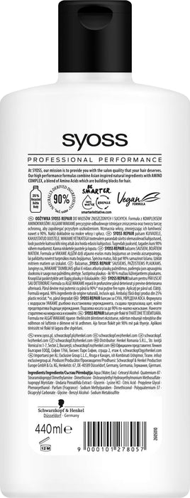 Syoss Repair odżywka do włosów suchych i zniszczonych 440ml