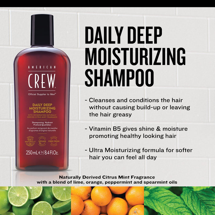 American Crew Daily Moisturizing Shampoo 1000 Ml Hombre