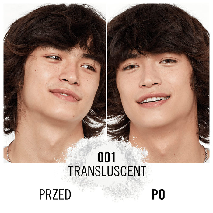Rimmel KIND&FREE - wegański puder prasowany nr 10 Transparentny, 10g
