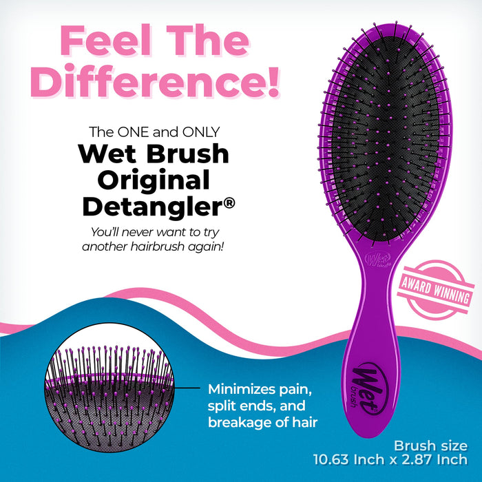 WetBrush Oryginalny rozczesywacz, fioletowy