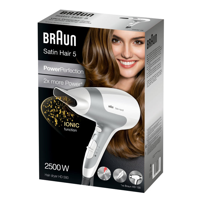 Braun Satin Hair 5 Suszarka Do Włosów, Biało/Srebrny