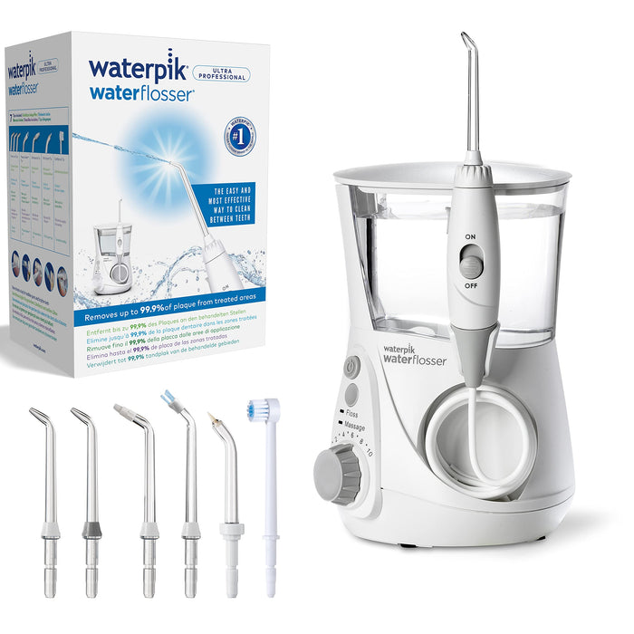 Waterpik WP-660EU Irygator do Jamy Ustnej, 650 ml, Biały