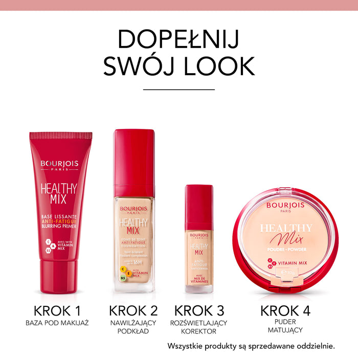 Bourjois Podkład Healthy Mix rozświetlający podkład nawilżający z witaminami nr 51,5 - Rose Vanilla
