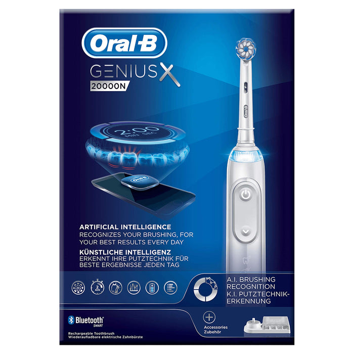Oral-B Genius X 20000N Elektryczna Szczoteczka do Zębów , Biały