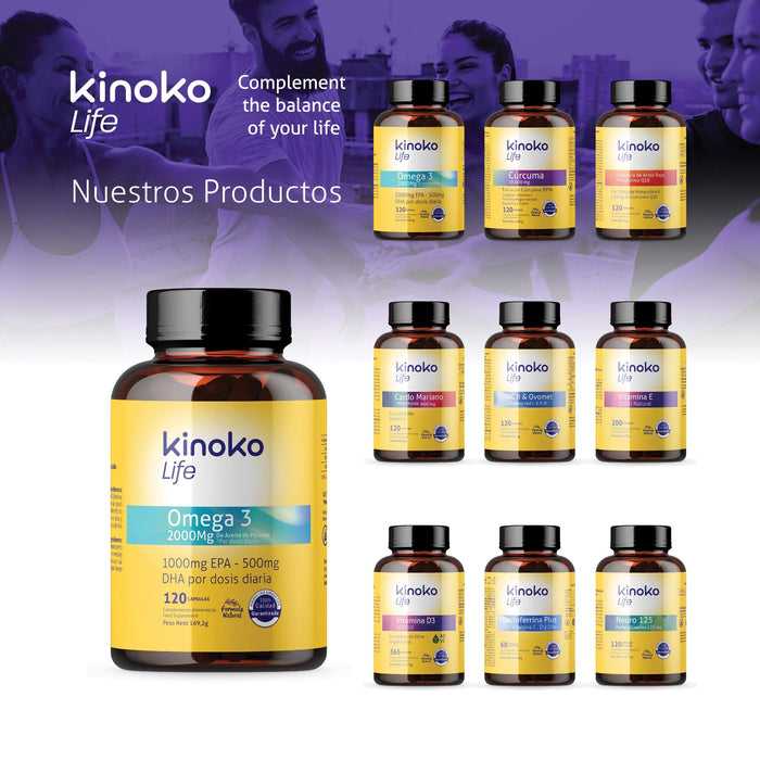 OMEGA 3 2000 mg | EPA 1000 mg | DHA 500 mg | 120 kapsułek | Dzikie ryby | Nie zawiera metali ciężkich (kadm, ołów i rtęć) | Maksymalne przyswajanie | Suplement diety z kwasami tłuszczowymi Omega 3