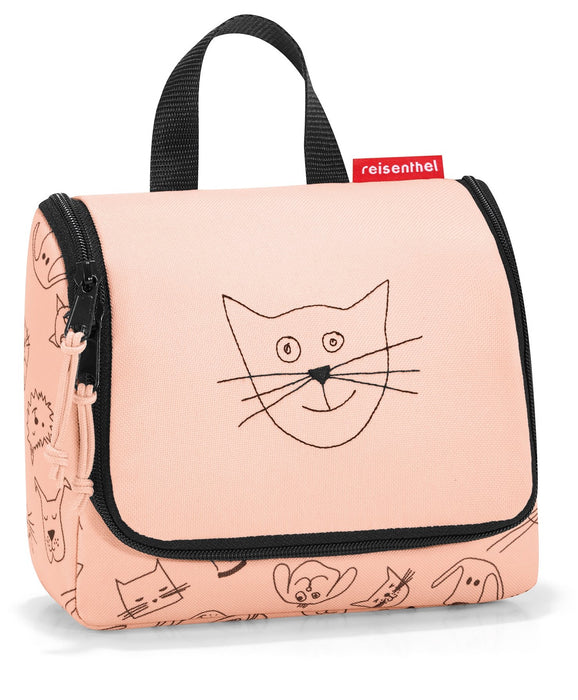 reisenthel kosmetyczka S dla dzieci, Cats And Dogs Rose, 18 cm, kuferek na kosmetyki
