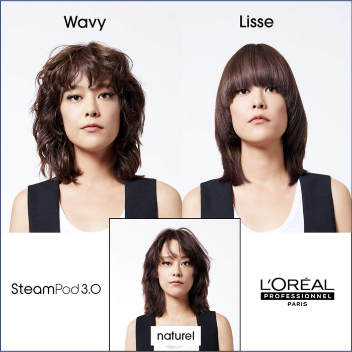 L'Oréal Paris Steampo 3.0 Prostownica do Włosów, Biały/Czarny, 43.9 x 14.3 x 7 cm