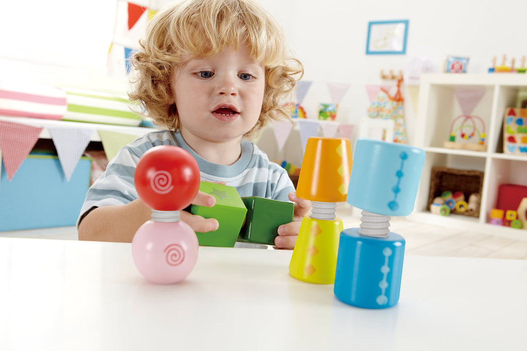 Hape E0416,Pl, Zakręcone Klocki E0416
