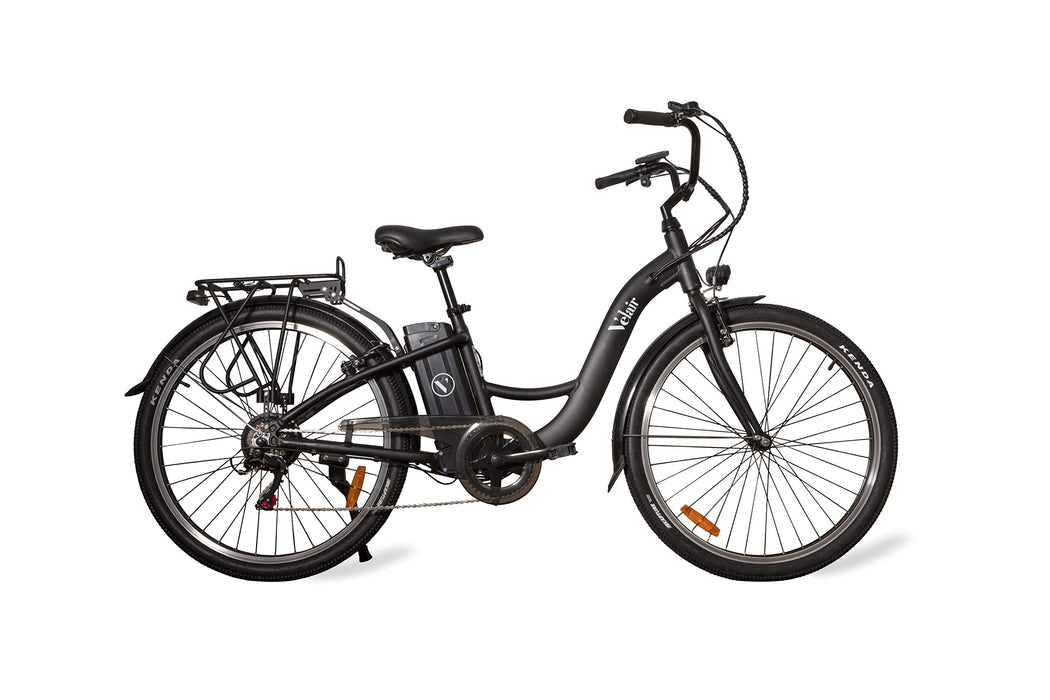 Velair City rower elektryczny dla dorosłych, unisex, czarny