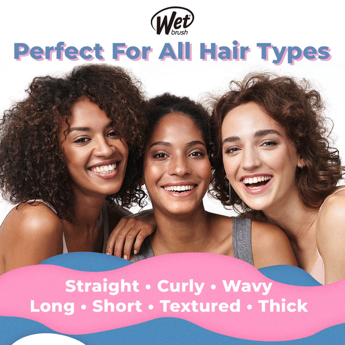 WetBrush Shine Enhancer szczotka do włosów naturalne włosie dzika przyjazne dla środowiska fioletowe