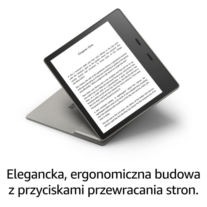 Kindle Oasis | z regulacją barwy podświetlenia, wodoodporny, 8 GB, Wi-Fi | grafitowy