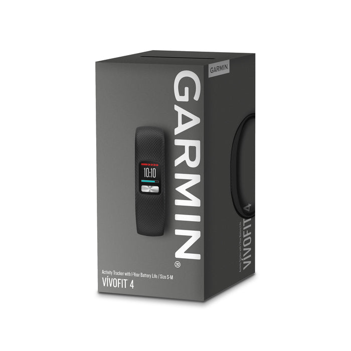 Garmin vívofit 4 Fitness Tracker, spersonalizowany kolorowy wyświetlacz, smukła konstrukcja, do 1 roku czasu pracy baterii (po generalnym przeglądzie)