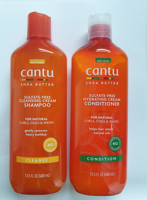 Cantu Masło shea do naturalnego szamponu i odżywki do włosów, SULFATE FREE firmy Cantu