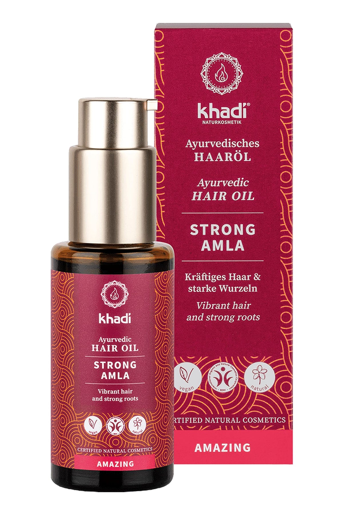 khadi Ayurvedic Hair Oil Strong Amla