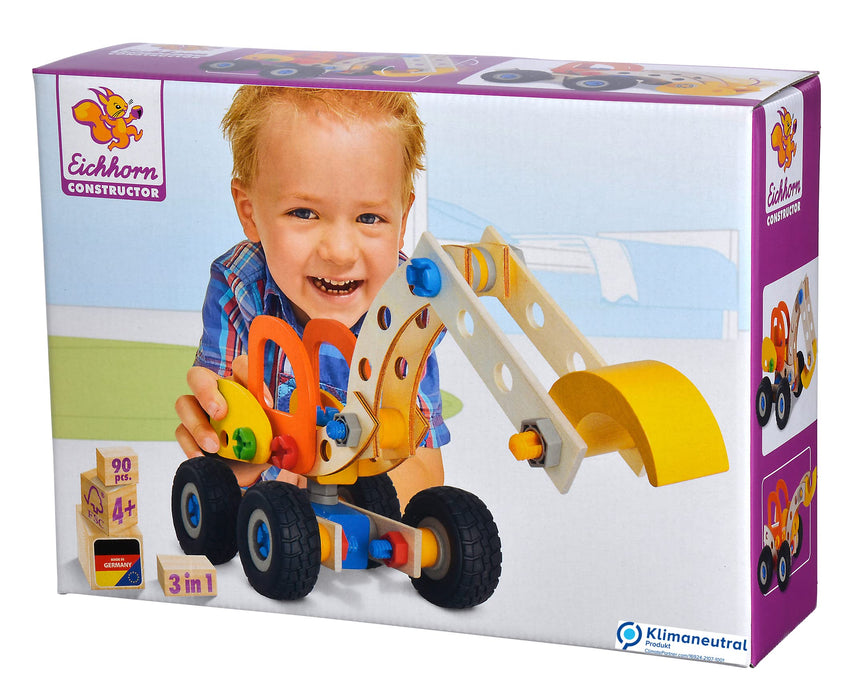 Simba 100039087 Eh Klocki Konstrukcyjne - Koparka, 90 Elementów 100039087 ,kolorowy