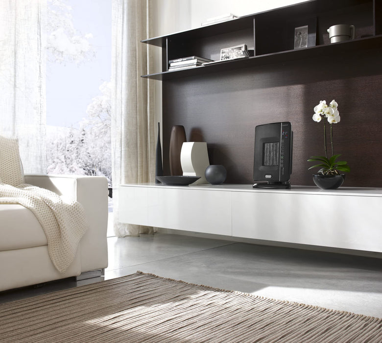 De'Longhi DCH7993ER.BC grzejnik, 1 litr, czarny, 25 x 18 x 37