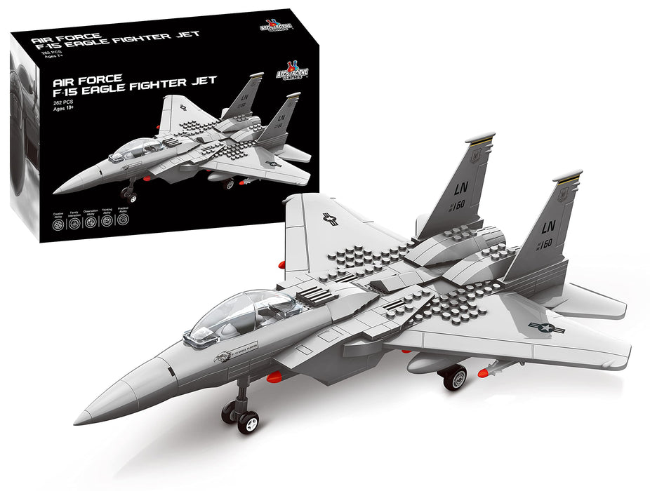 Zestaw klocków konstrukcyjnych F-15 Fighter Jet Air Force (227 sztuki)