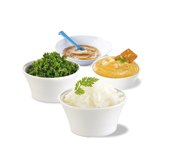 Moulinex DJ300110 Mini Chopper Elektro Moulinette Compact shaker z pokrywą biały 270 W