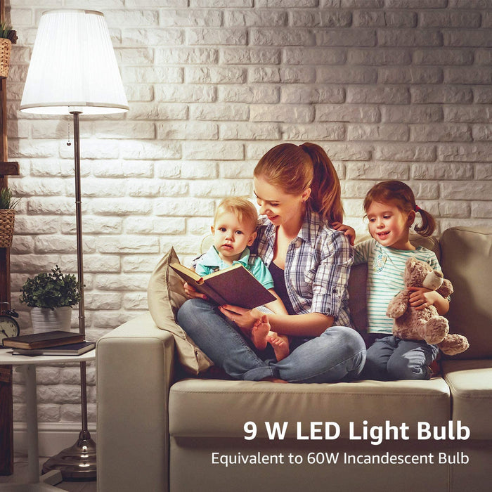LEPRO Żarówka Alexa E27, inteligentna żarówka E27, Alexa Brine, inteligentna lampa LED, Wi-Fi, 9 W, 806 lm, WiFi, ściemniana żarówka, 2700-6500 K, sterowanie za pomocą aplikacji kompatybilna z Alexa Echo, Google Home, 2 sztuki