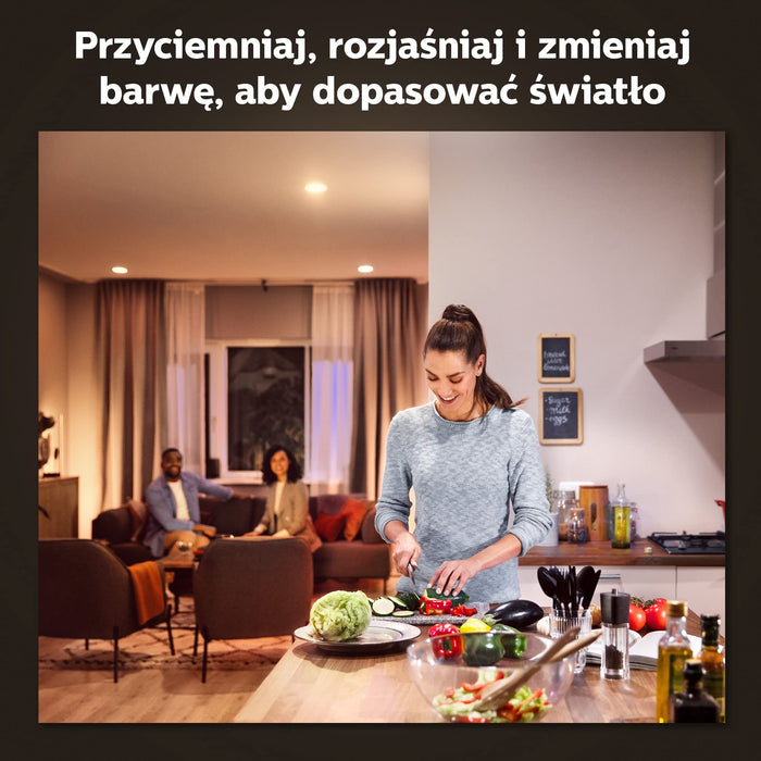 Philips Hue White ambiance Żarówka E27 1600 lm 13W (100W), wiele odcieni bieli, możliwość przyciemniania, inteligentne oświetlenie