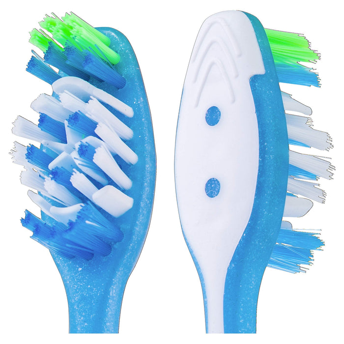 Colgate Szczoteczka do zębów Max White, średnia, 2 sztuki – ręczna szczoteczka do zębów do naturalnie białych zębów, ze średnio twardym włosiem