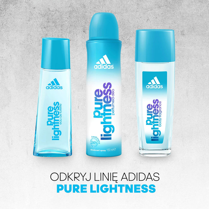 adidas Pure Lightness dezodorant w naturalnym sprayu dla kobiet - świeże kwiatowe perfumy damskie 75ml