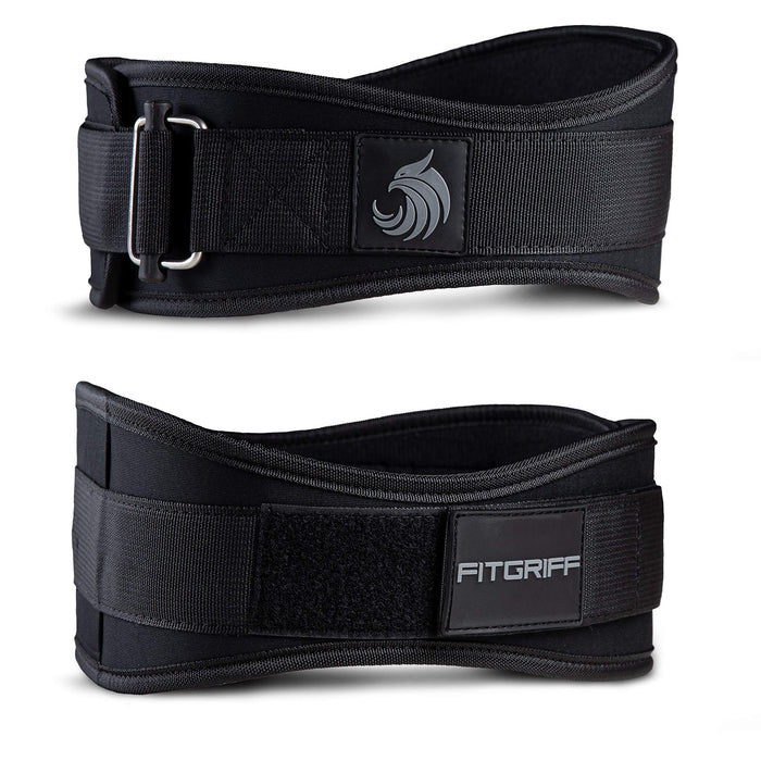 Fitgriff® Pas do podnoszenia ciężarów V2 – pas do podnoszenia ciężarów dla kobiet i mężczyzn – kulturystyka, trening siłowy, crossfit – pas treningowy, pas do podnoszenia ciężarów, trening na siłownię