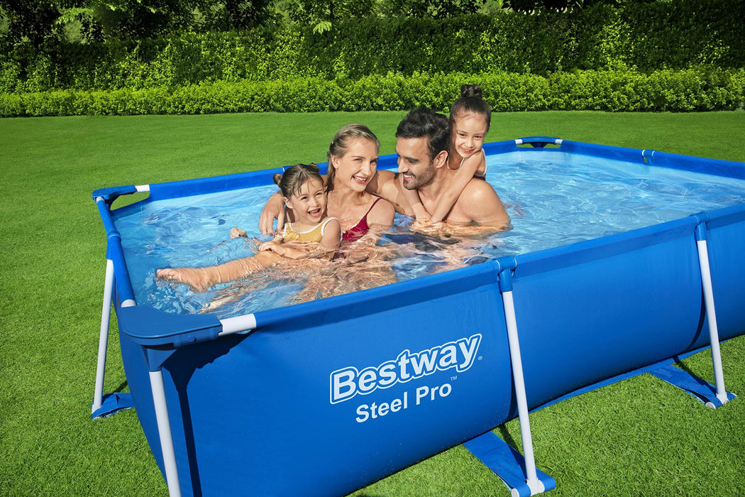 Bestway ProPool Basen Stelażowy, Niebieski, 259 x 170 x 61 cm