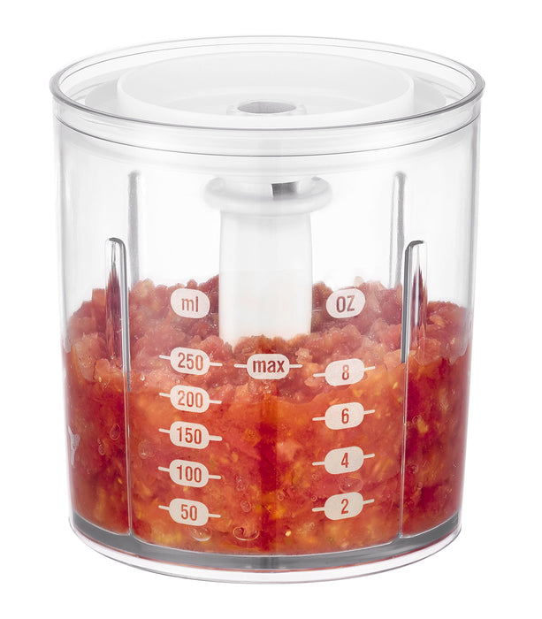 Moulinex DJ300110 Mini Chopper Elektro Moulinette Compact shaker z pokrywą biały 270 W