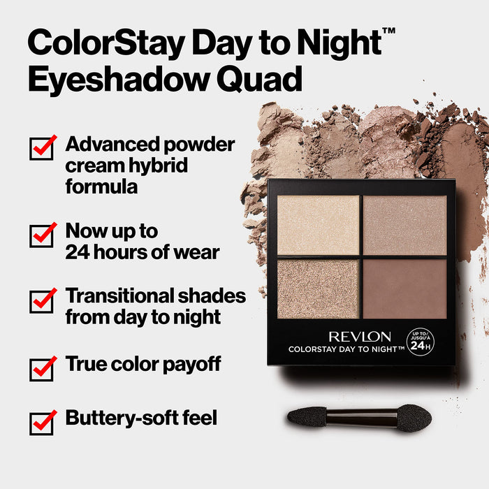 Revlon ColorStay 16 Hour Eye Shadow Paleta Addictive 500, 1 opakowanie (1 x 5 g)
