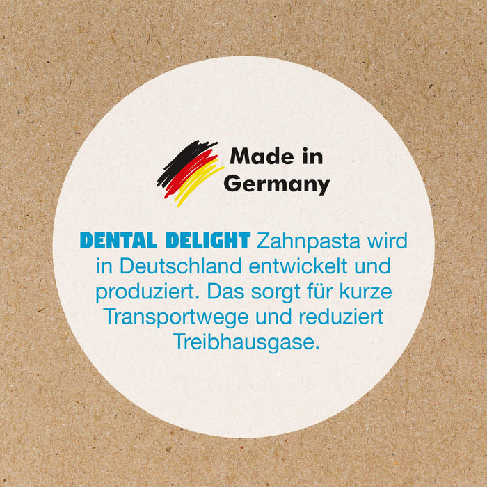 DENTAL DELIGHT Bahama Breeze | owocowa pasta do zębów o smaku ananasowym | neutralna dla środowiska, bez mikroplastiku