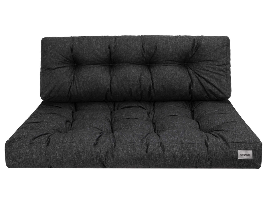 Poduszki na palety 120 x 80 cm materac, poduszki na meble ogrodowe, meble ogrodowe, tapicerka, ogród, czas wolny, nowoczesne meble z palety, kolor czarny