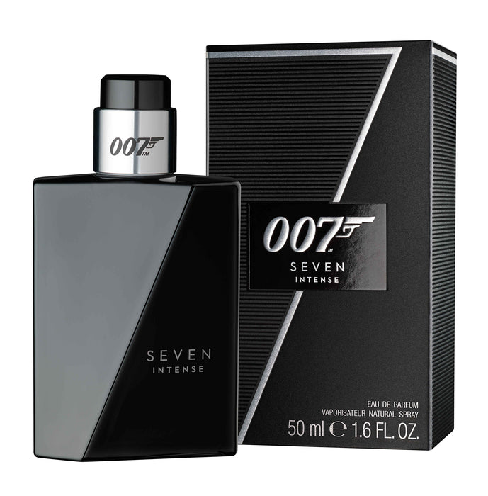 James Bond 007 Seven Intense for Men – Eau de Parfum męskie Natural Spray – męskie, eleganckie męskie perfumy na każdą okazję – 1 opakowanie (1 x 50 ml)