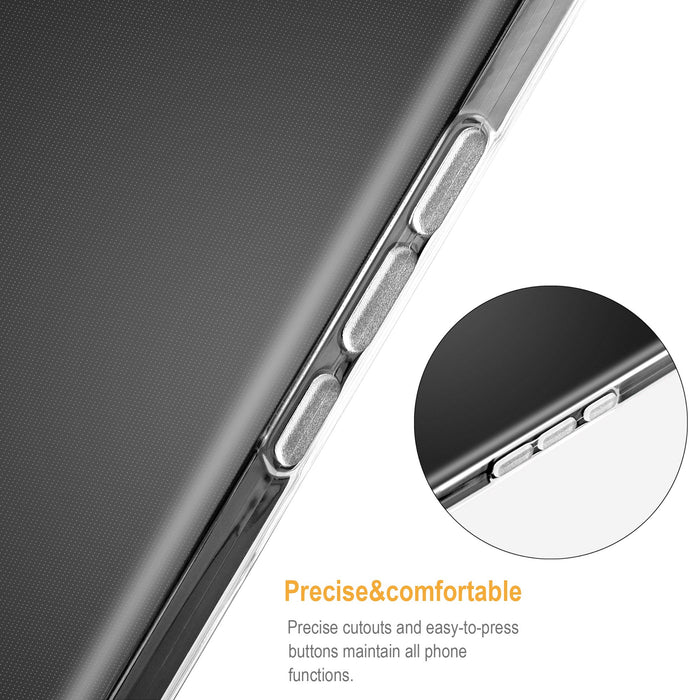 Cadorabo Etui do LG V30 w pełni przezroczyste - etui na telefon komórkowy z elastycznego silikonu TPU - silikonowe etui ochronne Ultra Slim Soft Back Cover Case Bumper