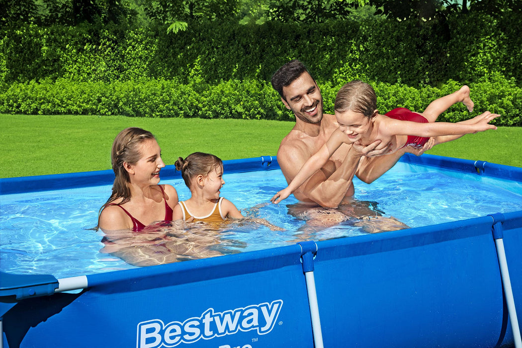 Bestway ProPool Basen Stelażowy, Niebieski, 259 x 170 x 61 cm