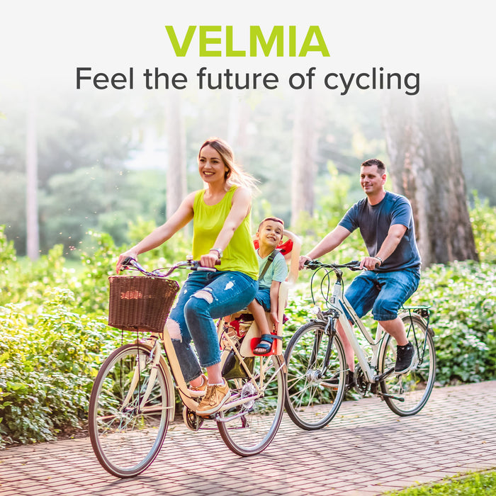 VELMIA Siodełko rowerowe [trekkingowe] Wygodne siodełko rowerowe dla kobiet i mężczyzn, Bike Saddle z ergonomiczną koncepcją 3-strefową i pianką Memory Foam, siodełko rowerowe