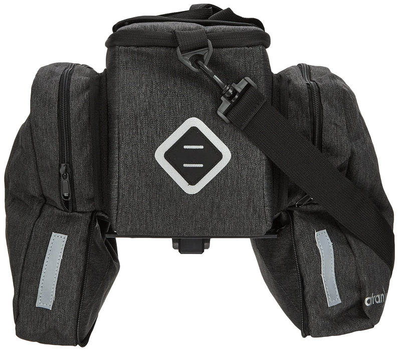 Atranvelo Zap koszyk rowerowy dla dorosłych, Unisex, Szary, 1 rozmiar